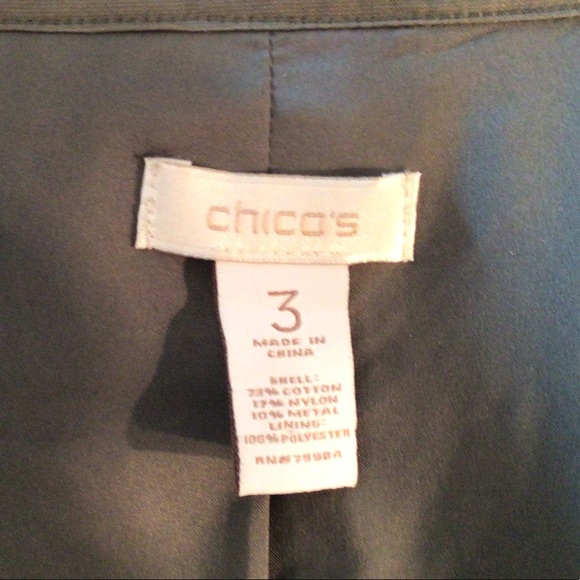 Olive green smocked jacket - Picture 5 of 6